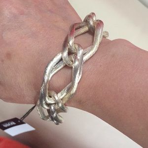 Hugo boss silver bracelet unisex